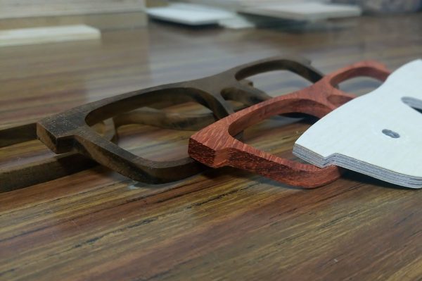 lunettes en bois